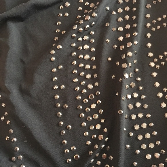 Colori ruched charcoal color blouse - Picture 4 of 8